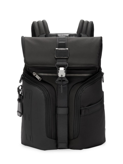 Shop Tumi Men's Alpha Bravo Logistics Backpack In Black