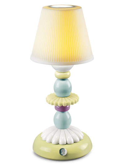 Shop Lladrò Firefly Lotus Table Lamp In Green