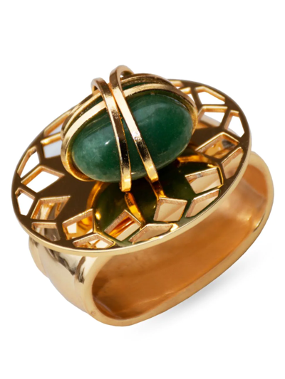 Shop Nomi K Set Of 4 Jade Napkin Ring