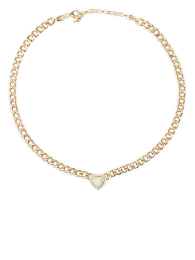 Shop Cameo & Beyond Cherub Gourmette Necklace In Gold