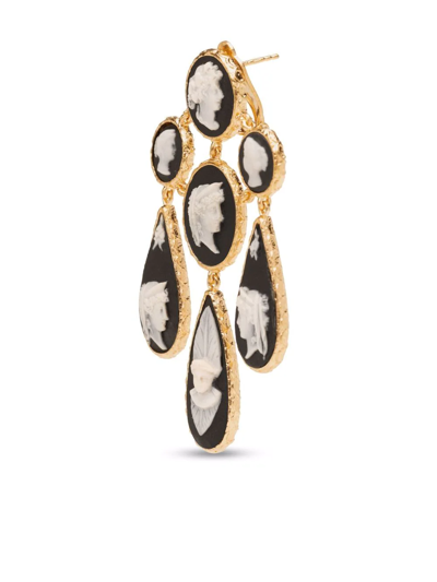 Shop Cameo & Beyond Profile Of Women In Ancient Rome Earrings In Gold