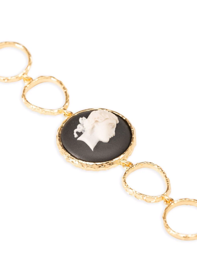 Shop Cameo & Beyond Profile Of Women In Ancient Rome Bracelet In Gold