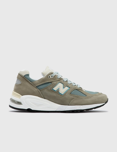 New Balance Grey 990v2 Core Low Top Sneakers In Grey/white | ModeSens