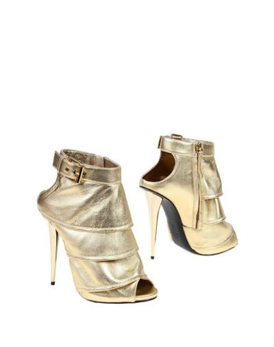 Shop Giuseppe Zanotti Ankle Boot In Gold