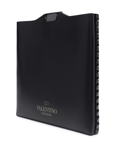 Valentino Rockstud Alcove Shoulder Bag In Schwarz