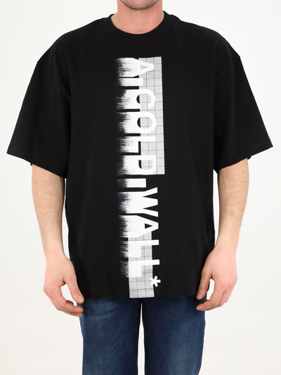 Shop A-cold-wall* Black Cotton T-shirt