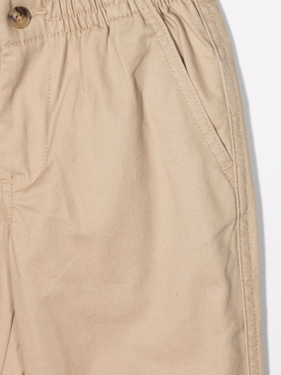 Shop Ralph Lauren Straight-leg Chino Trousers In Neutrals