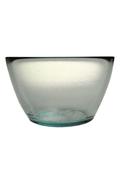 Shop French Home Recycled Glass Vintage Bowl In Clear