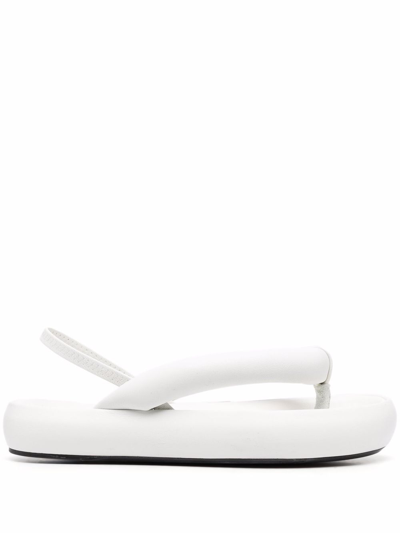 Shop Isabel Marant Orene Sandals In White