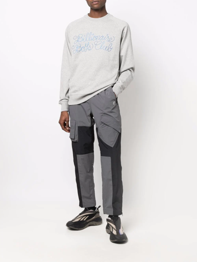Shop Billionaire Boys Club Panelled-shell Track Pants In Grey