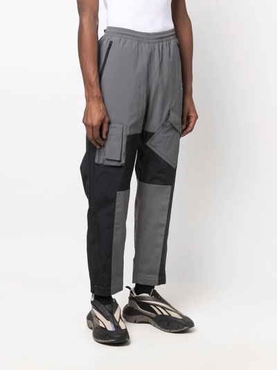 Shop Billionaire Boys Club Panelled-shell Track Pants In Grey