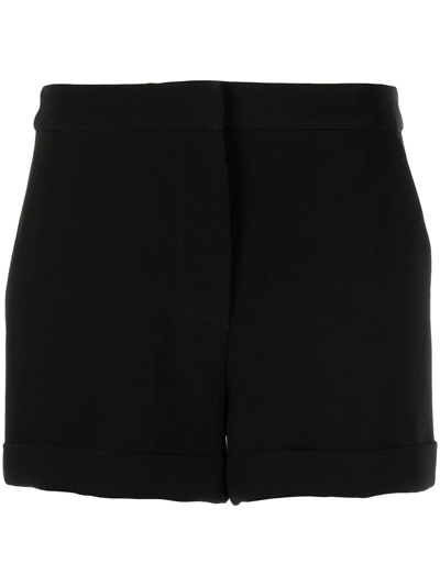 Shop Cinq À Sept Elaine Crepe Shorts In Black