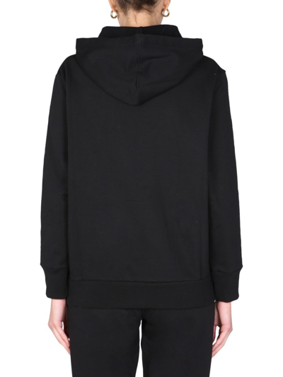 Ps By Paul Smith Ps Paul Smith Zebra Patch Drawstring Hoodie In Black