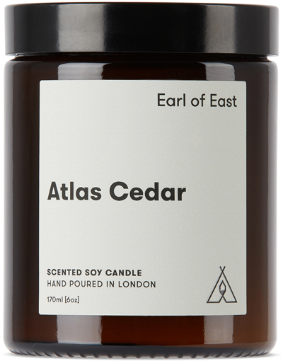Shop Earl Of East Atlas Cedar Candle, 170 ml In N/a