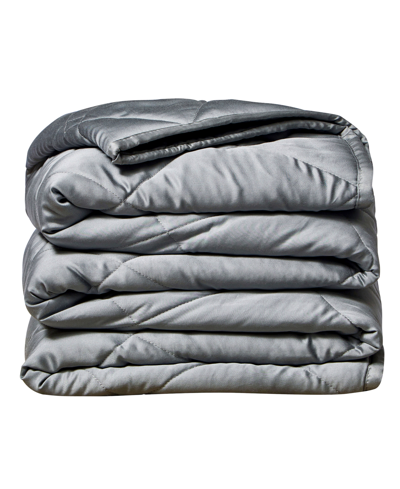 Shop Rejuve 15lb Weighted Throw Blanket In Gray