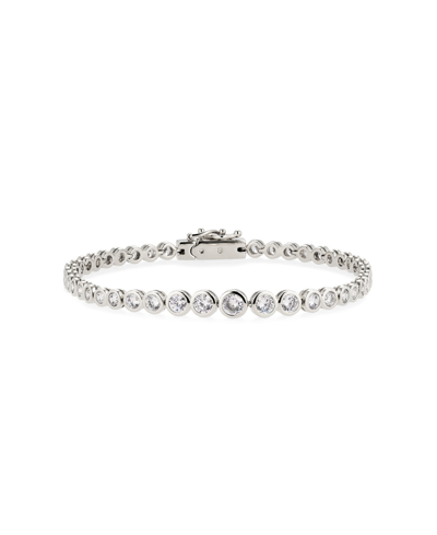 Shop Eliot Danori Danori Women's Tennis Bracelet, Created For Macy's In Silver-tone