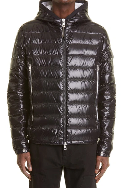Shop Moncler Galion Quilted Down Puffer Jacket In Black
