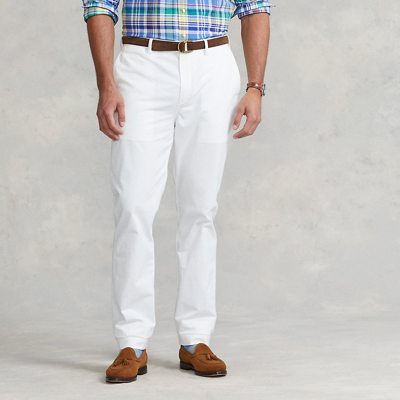 Shop Polo Ralph Lauren Stretch Classic Fit Chino Pant In Pure White