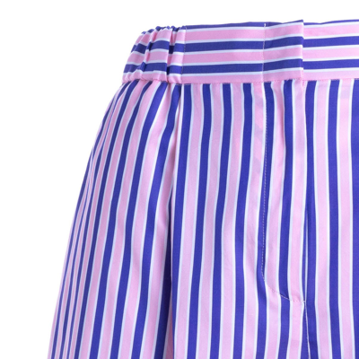 Shop Etro Shorts In Pink- Purple