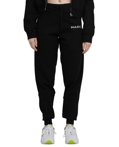 Shop Marc Jacobs Black Knit Sweatpants