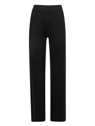 Shop Alice And Olivia Wide Trousers In Black