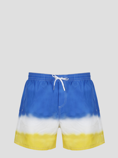 Shop Dsquared2 Dsq2 Spray Swim Shorts In Multicolour