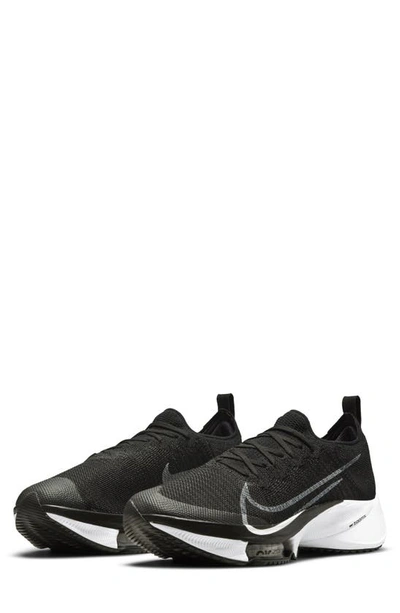 Shop Nike Air Zoom Tempo Next% Running Shoe In Black/ White/ Platinum