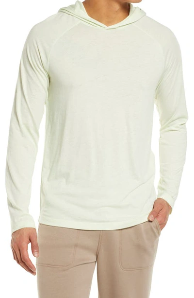 Shop Alo Yoga Core Pullover Hoodie In Limelight