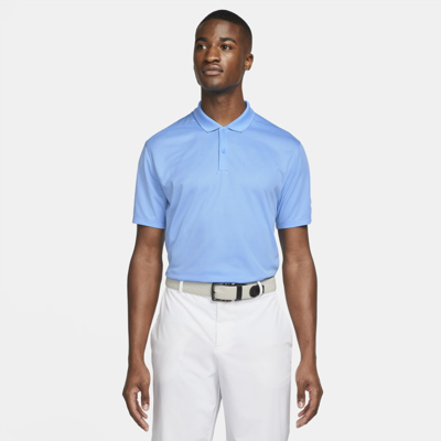 Shop Nike Men's Dri-fit Victory Golf Polo In Blue