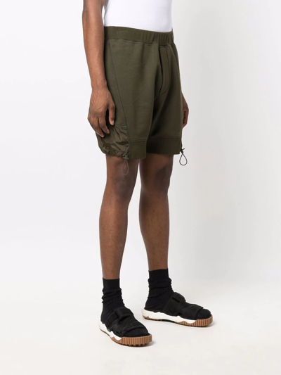 Dsquared2 Logo-print Toggle Detail Shorts In Grün