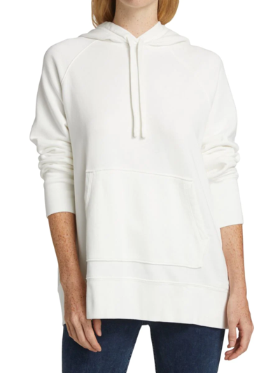 Shop Atm Anthony Thomas Melillo Women's Oversized Pullover Hoodie In White