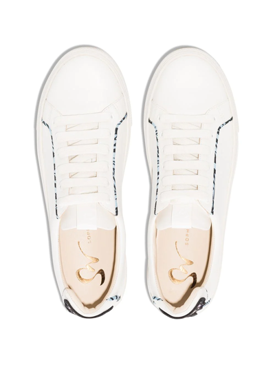 Shop Sophia Webster Butterfly Low-top Sneakers In Weiss