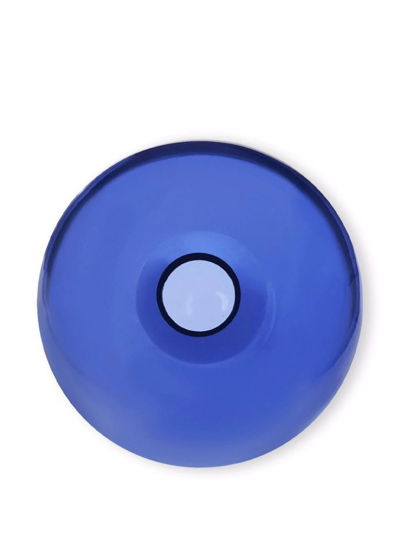 Dolce & Gabbana Small Vase In Transparent Murano Glass Multicolor Unisex Onesize In Blau
