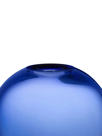Dolce & Gabbana Small Vase In Transparent Murano Glass Multicolor Unisex Onesize In Blau