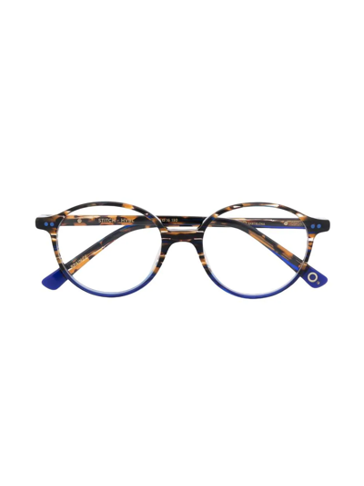 Shop Etnia Barcelona Round-frame Glasses In Brown