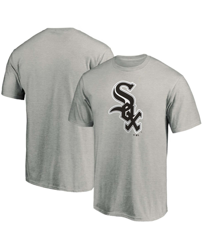 Shop Fanatics Men's Heathered Gray Chicago White Sox Official Logo T-shirt