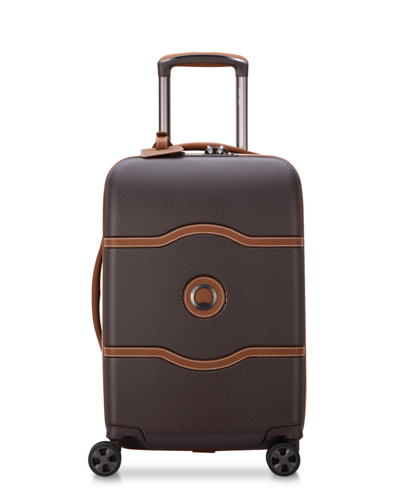Shop Delsey Chatelet Air 2.0 19" Carry-on Spinner In Chocolate