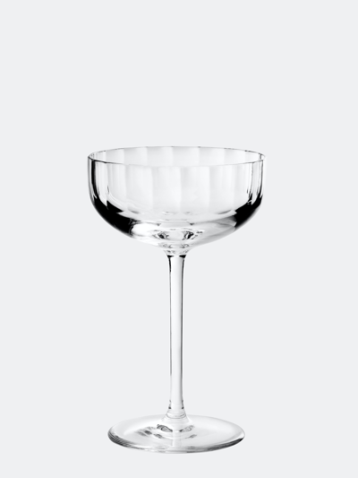 Shop Richard Brendon Fluted Coupe In Clear