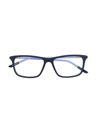 Nike Contrast Square-frame Glasses In Purple