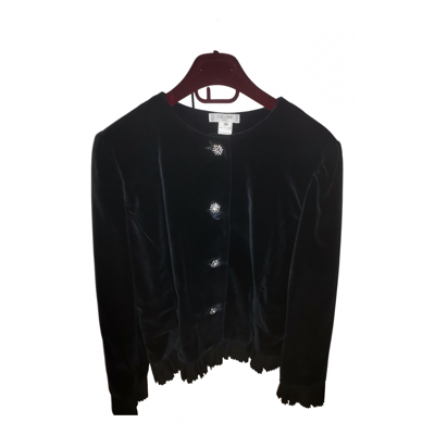 Pre-owned Celine Velvet Suit Jacket In Black | ModeSens