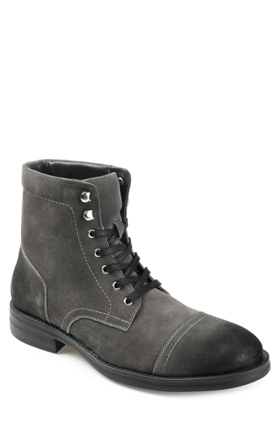 løg abort Tilbagetrækning Thomas & Vine Men's Darko Cap Toe Ankle Boot Men's Shoes In Grey | ModeSens