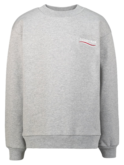 Shop Balenciaga Kids Sweatshirt In Grey