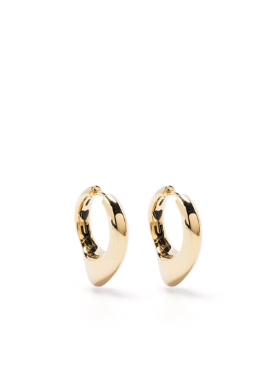 Shop Maria Black Fei Pointed Earrings In Gold