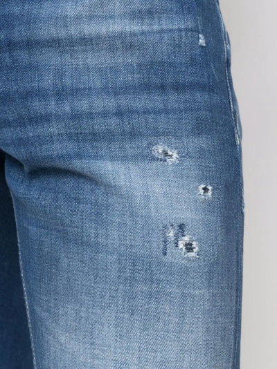 Dondup Stonewashed-finish Jeans In Blau