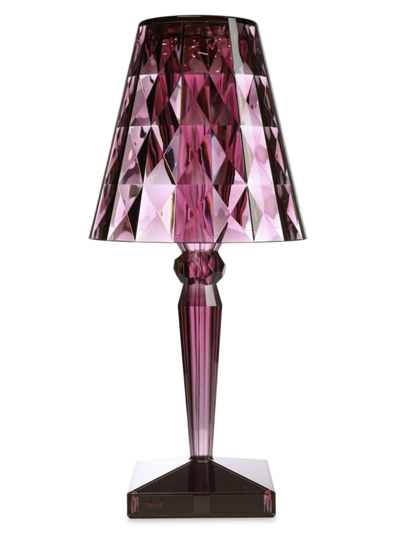 Shop Kartell Big Battery Dimmable Lamp In Plum