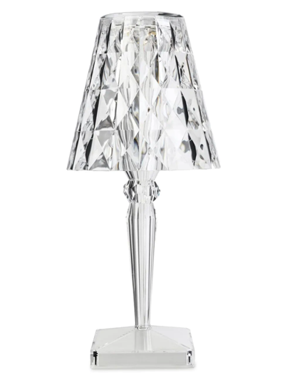 Shop Kartell Big Battery Dimmable Lamp In Crystal