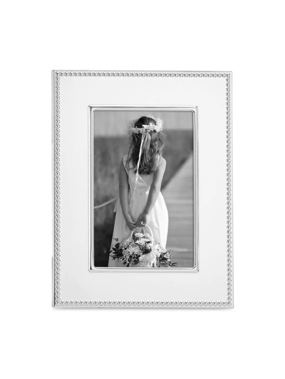 Shop Reed & Barton Lyndon Silverplate Photo Frame In Silver Plate