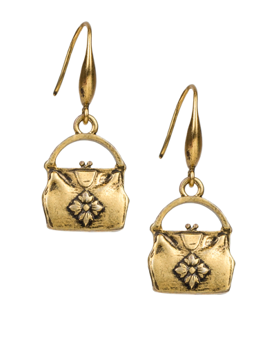 Shop Patricia Nash Handbag Earrings In Darkyellow