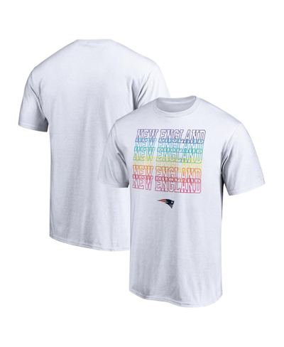 Shop Fanatics Men's  White New England Patriots City Pride T-shirt