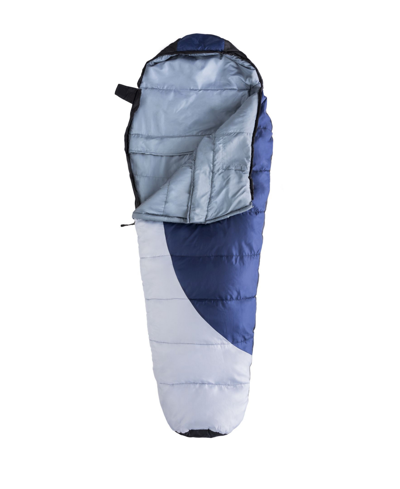 Shop Kamp-rite Kitimat Mummy Sleeping Bag In Dark Blue/light Blue